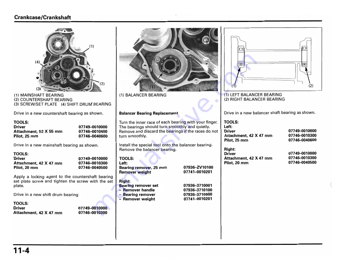 Honda RS250R 2002 Owner'S Manual & Parts List Download Page 108