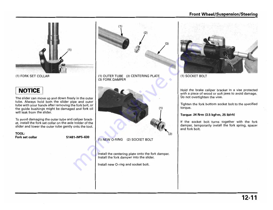 Honda RS250R 2002 Owner'S Manual & Parts List Download Page 121