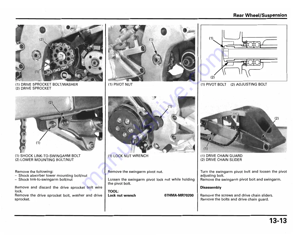 Honda RS250R 2002 Owner'S Manual & Parts List Download Page 143