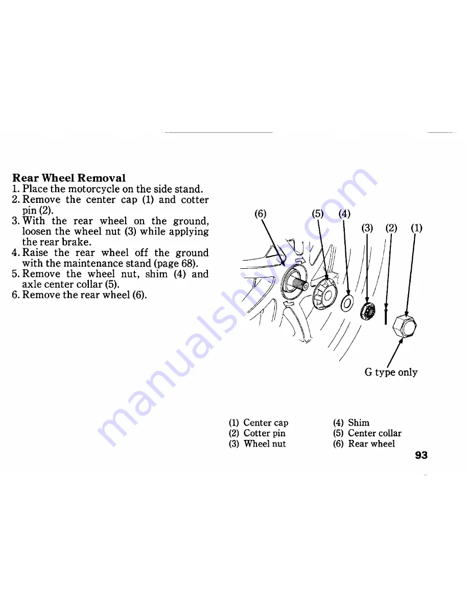 Honda RVF750R RC45 Owner'S Manual Download Page 101