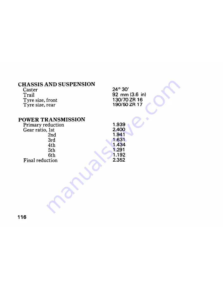 Honda RVF750R RC45 Owner'S Manual Download Page 124