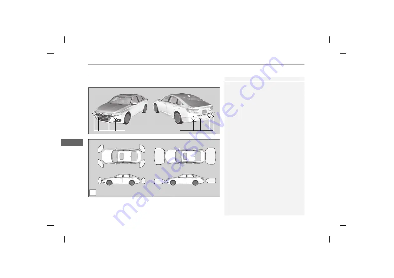 Honda Sensing Quick Reference Manual Download Page 9