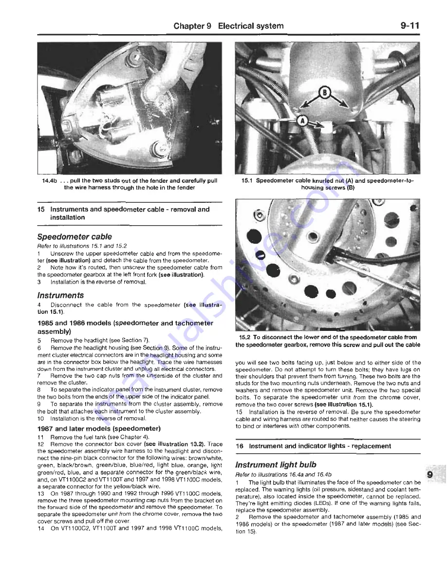 Honda Shadow VT1100 Owner'S Manual Download Page 203