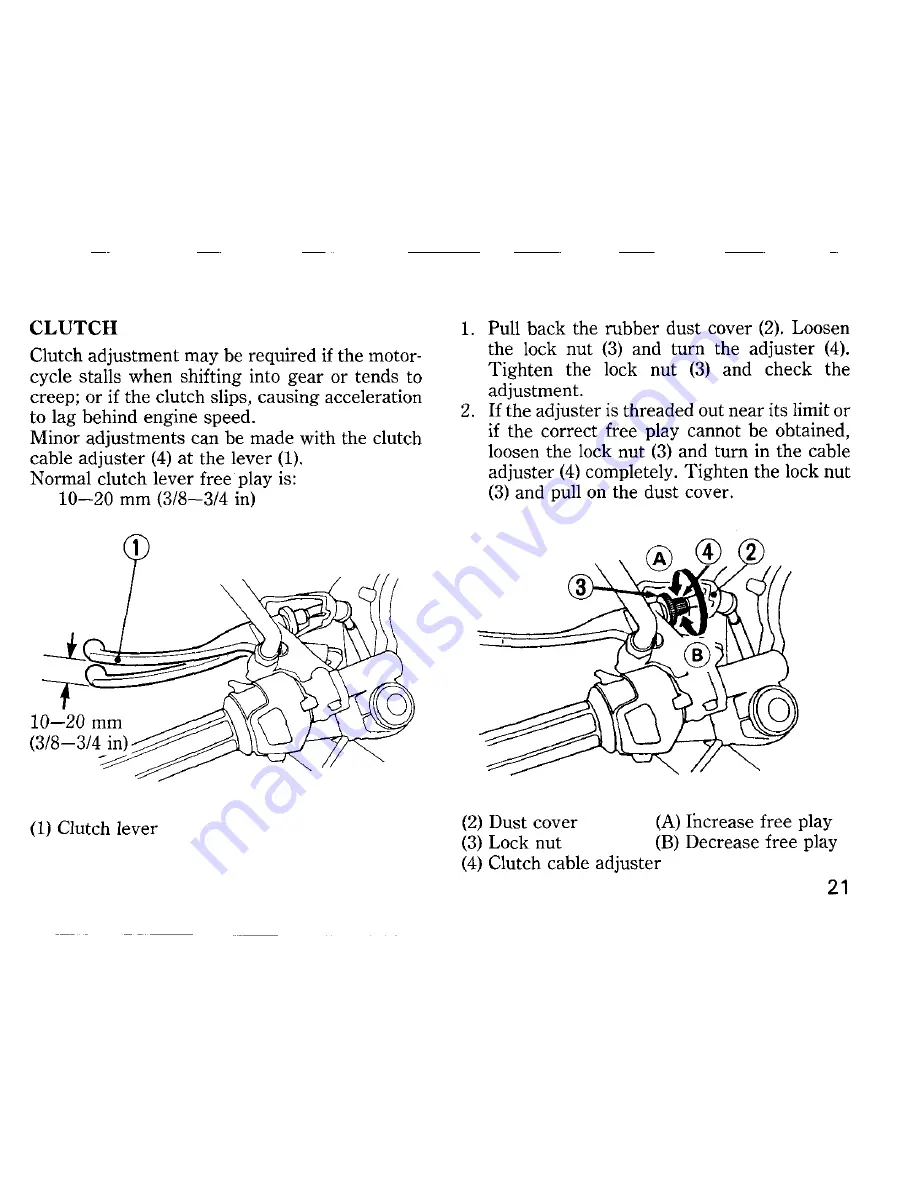 Honda SPADA VT250 Скачать руководство пользователя страница 27