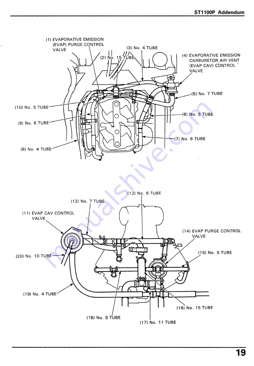 Honda ST1100P 2003 Service  Manual Addendum Download Page 21