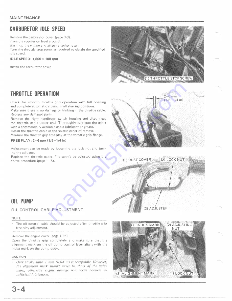 Honda TG50 Gyro Service Manual Download Page 23