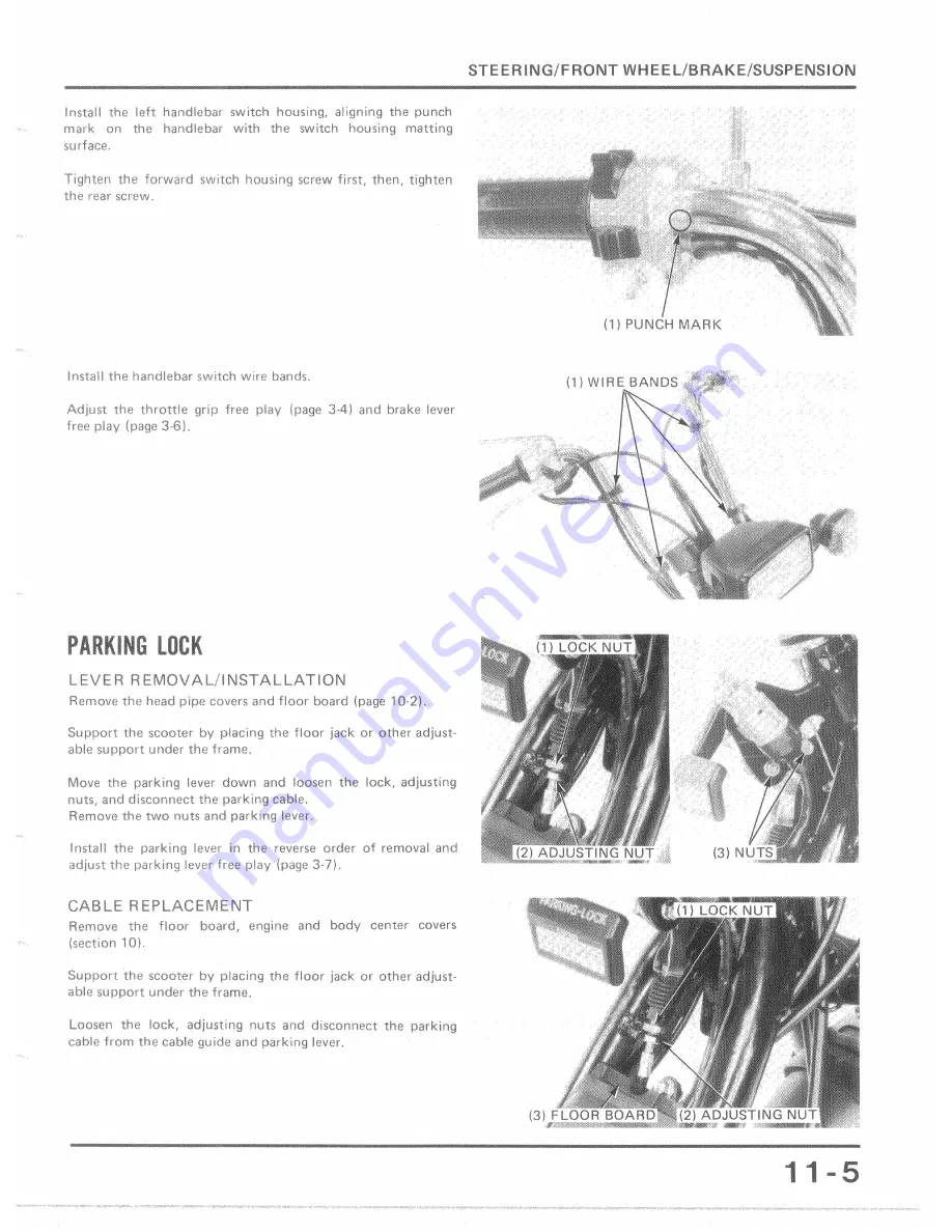 Honda TG50 Gyro Service Manual Download Page 97