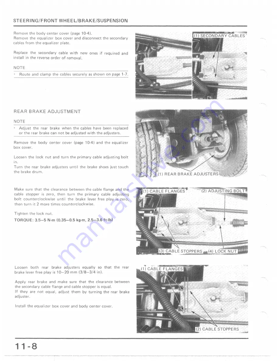 Honda TG50 Gyro Service Manual Download Page 100