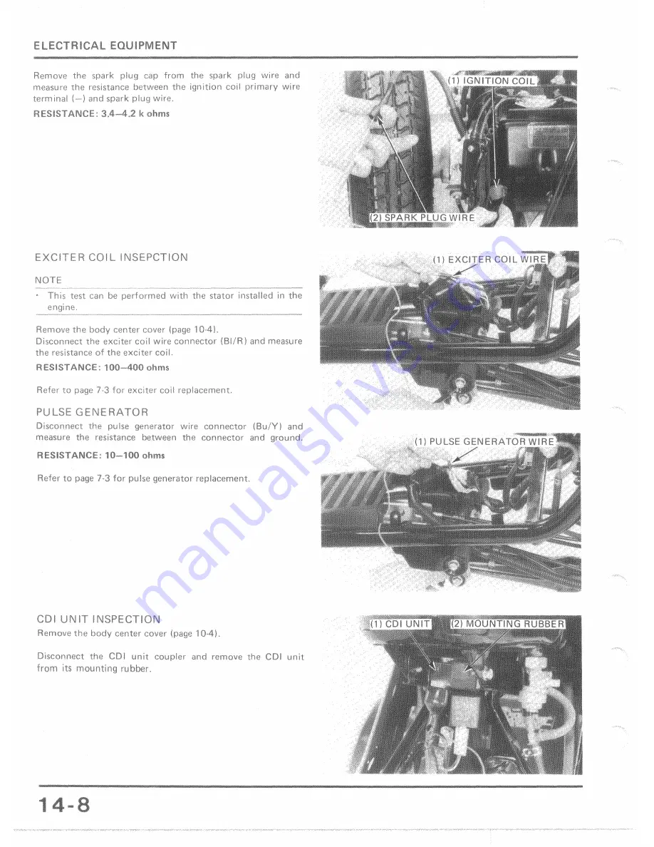 Honda TG50 Gyro Service Manual Download Page 135