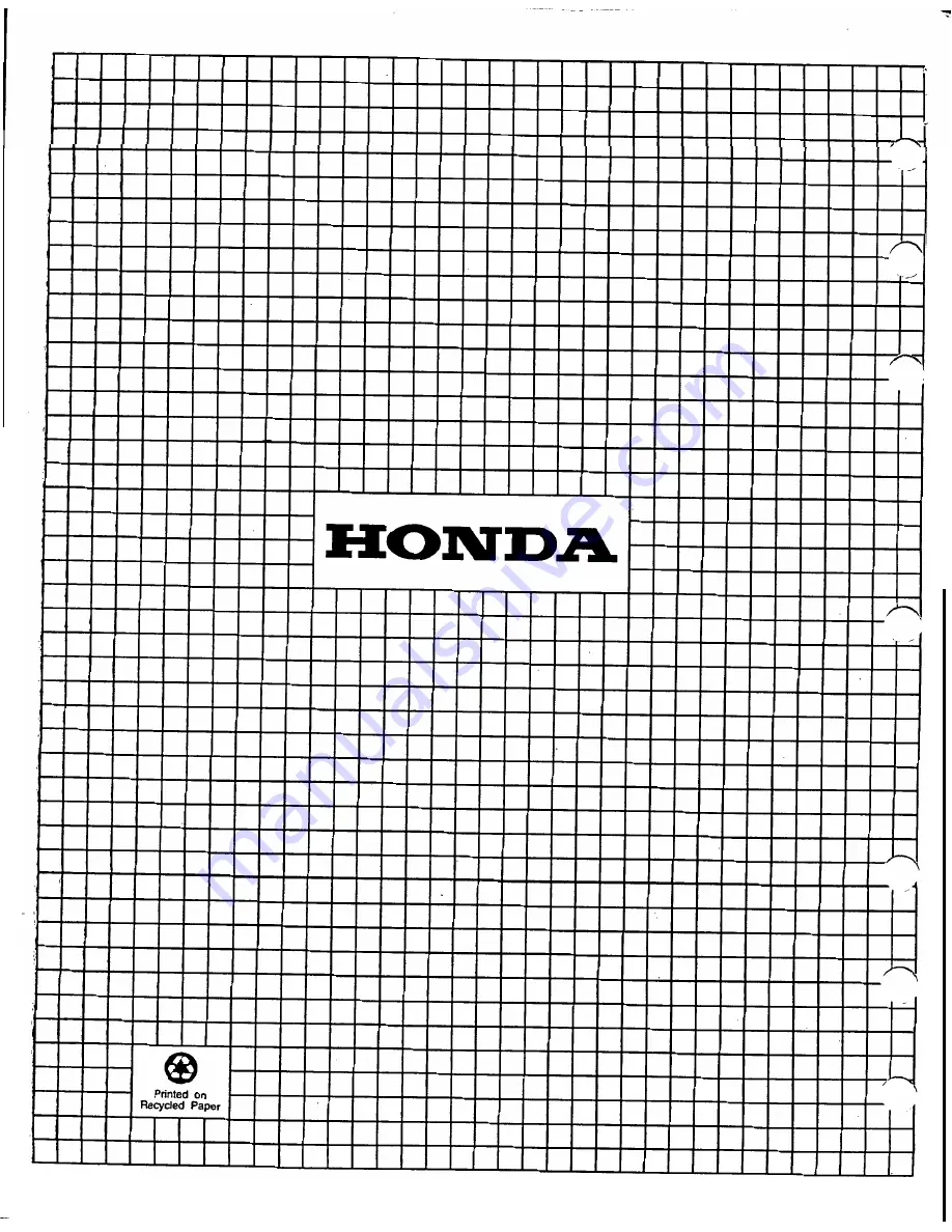 Honda TL5040 Operator'S Manual Download Page 28