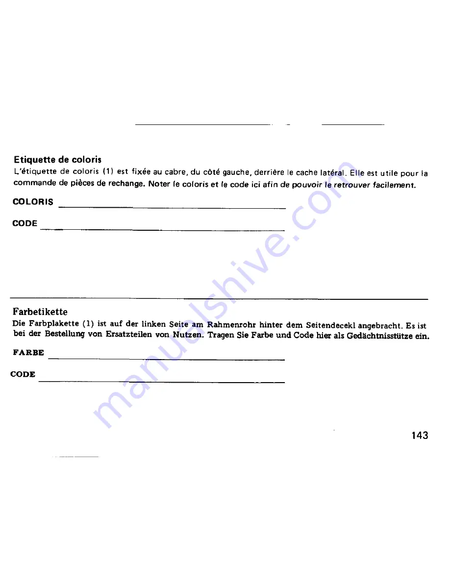 Honda TLR250 Owner'S Manual Download Page 145