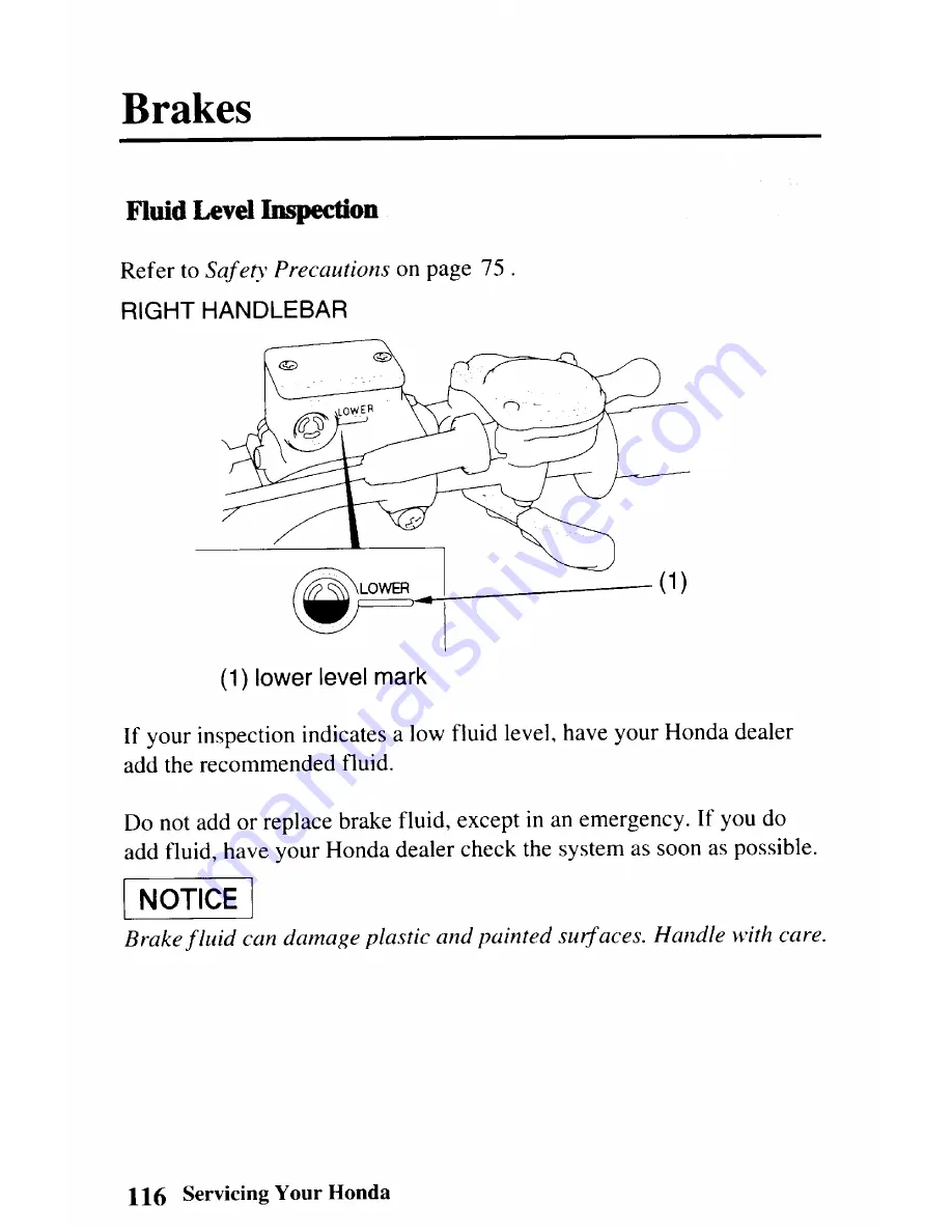 Honda TRX 250EX Sportrax 250EX Owner'S Manual Download Page 126