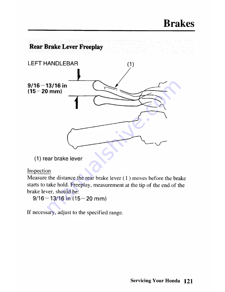 Honda TRX 250EX Sportrax 250EX Owner'S Manual Download Page 131