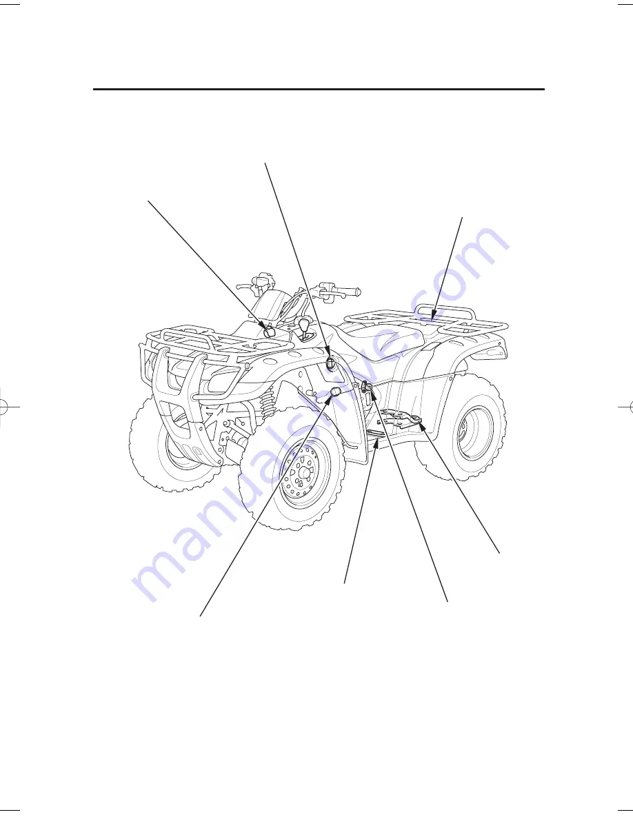 Honda TRX400FA 2005 Owner'S Manual Download Page 22