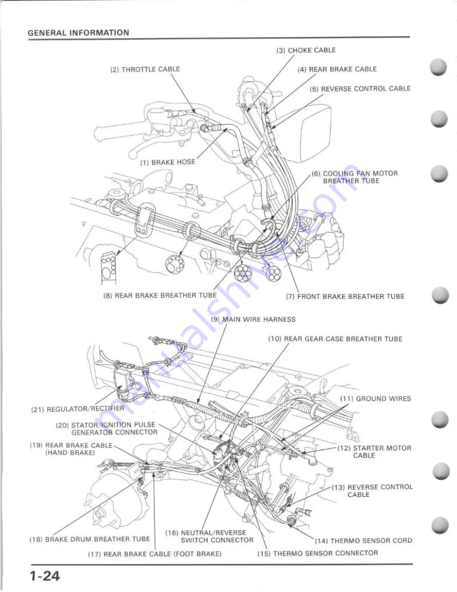 Honda TRX400FW Service Manual Download Page 28