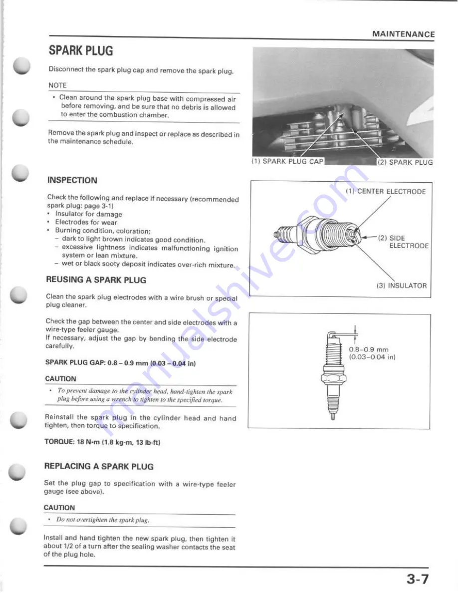 Honda TRX400FW Service Manual Download Page 51