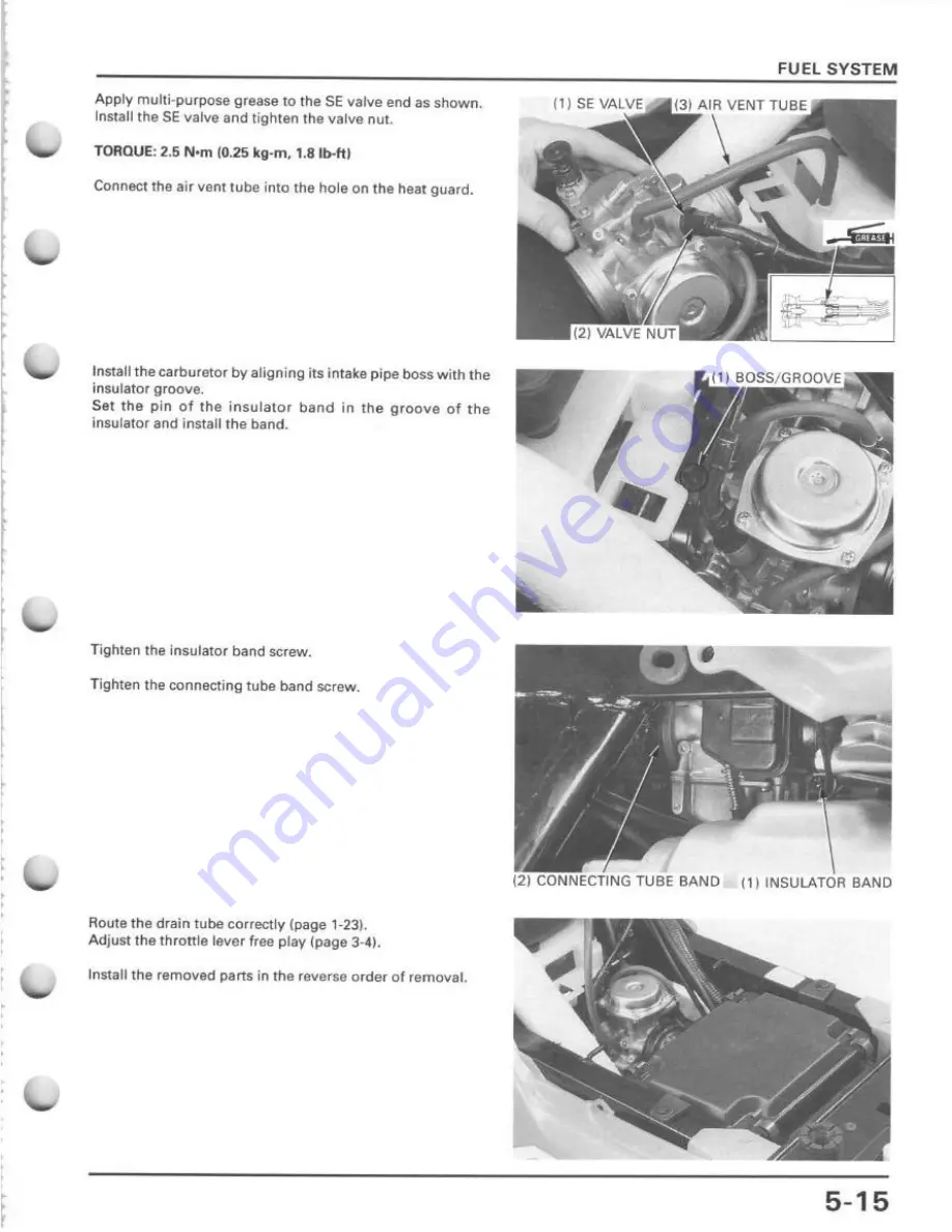 Honda TRX400FW Service Manual Download Page 95