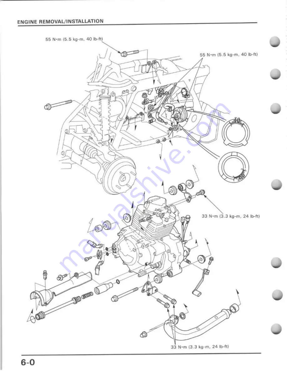 Honda TRX400FW Service Manual Download Page 102