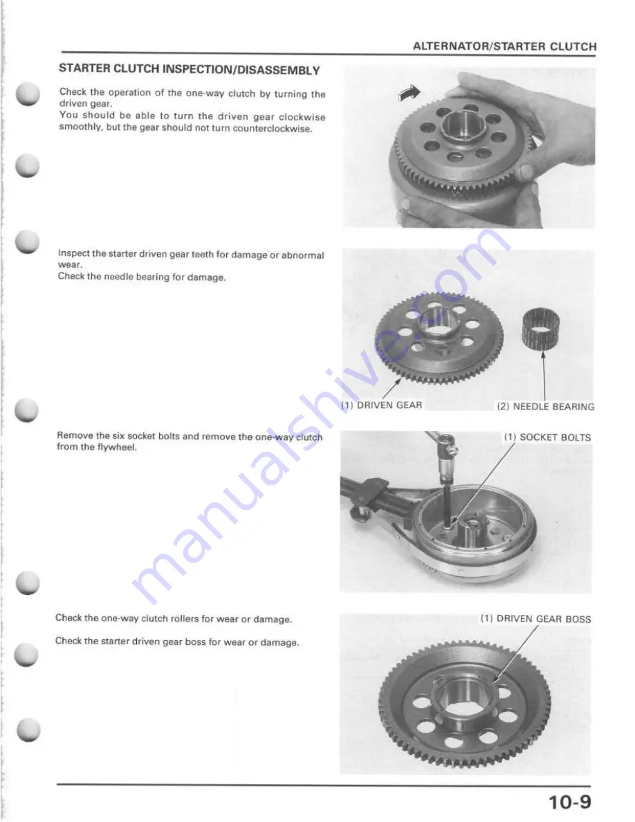 Honda TRX400FW Service Manual Download Page 177