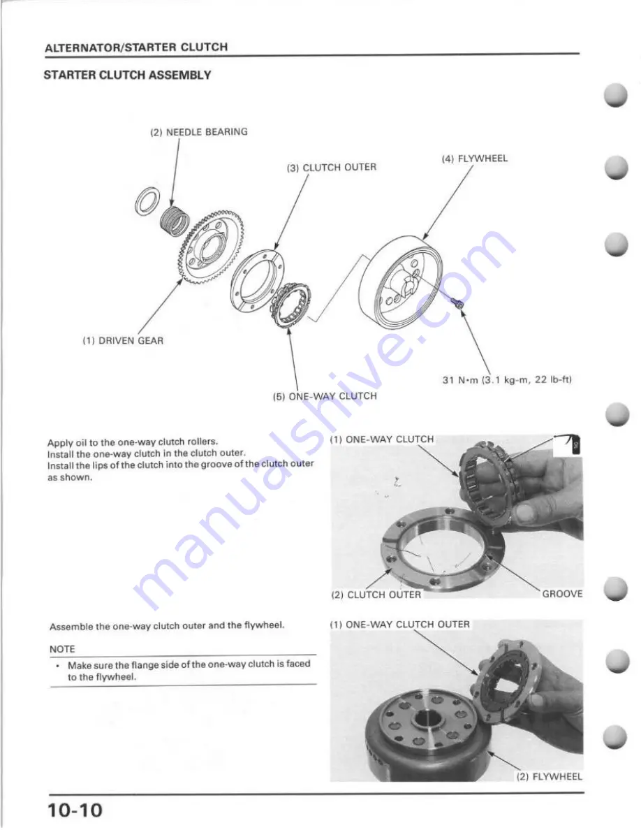 Honda TRX400FW Service Manual Download Page 178