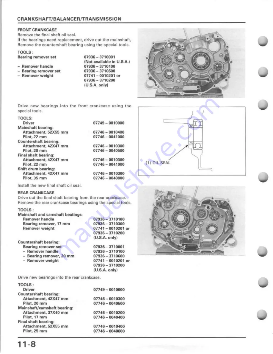 Honda TRX400FW Service Manual Download Page 192