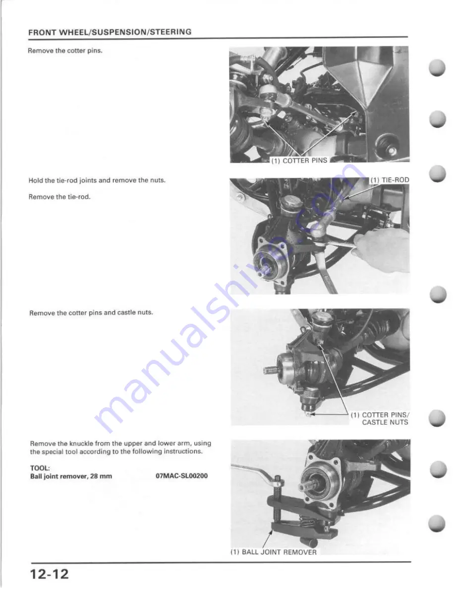 Honda TRX400FW Service Manual Download Page 214