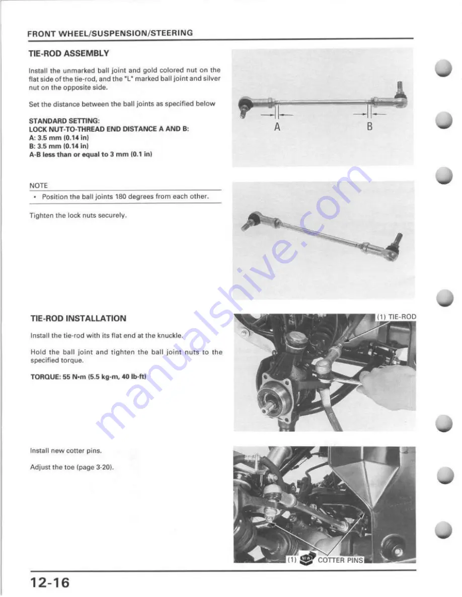 Honda TRX400FW Service Manual Download Page 218