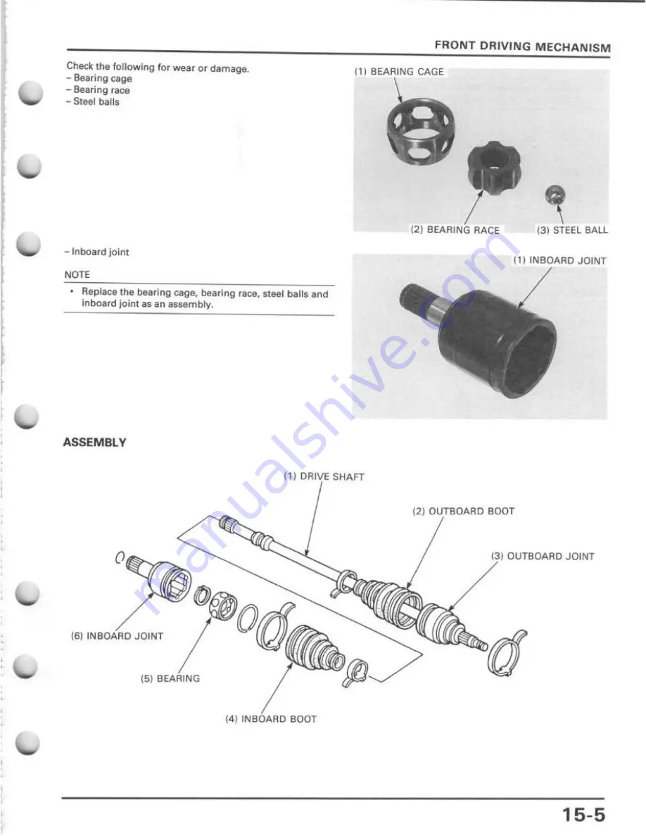 Honda TRX400FW Service Manual Download Page 273