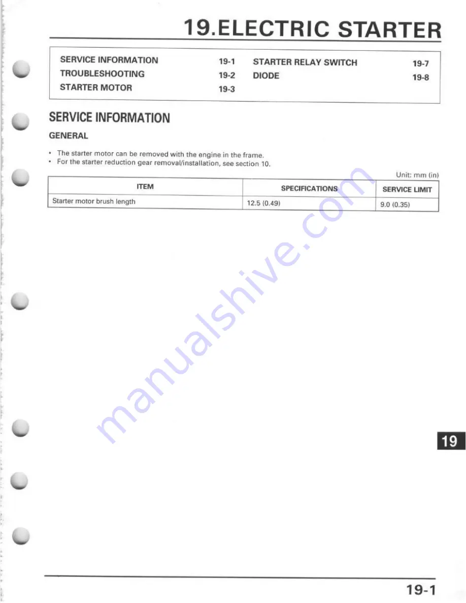 Honda TRX400FW Service Manual Download Page 339