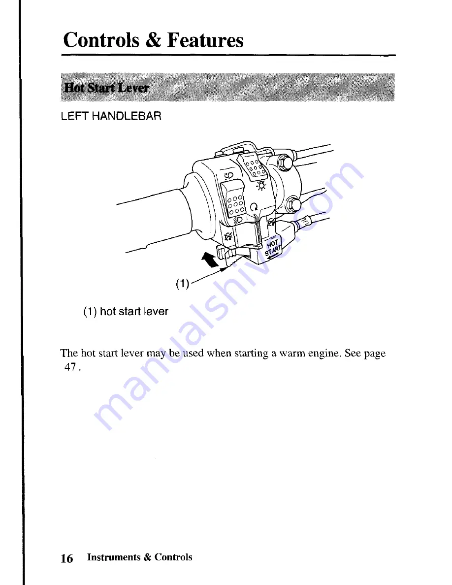 Honda TRX450R 2004 Owner'S Manual Download Page 25