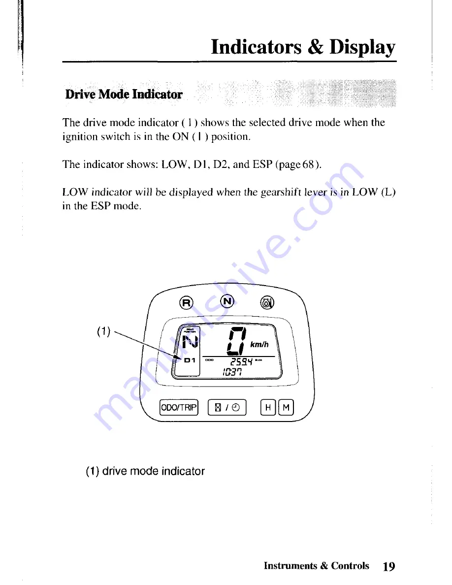 Honda TRX500FA Fourtrax Foreman Rubicon Owner'S Manual Download Page 27