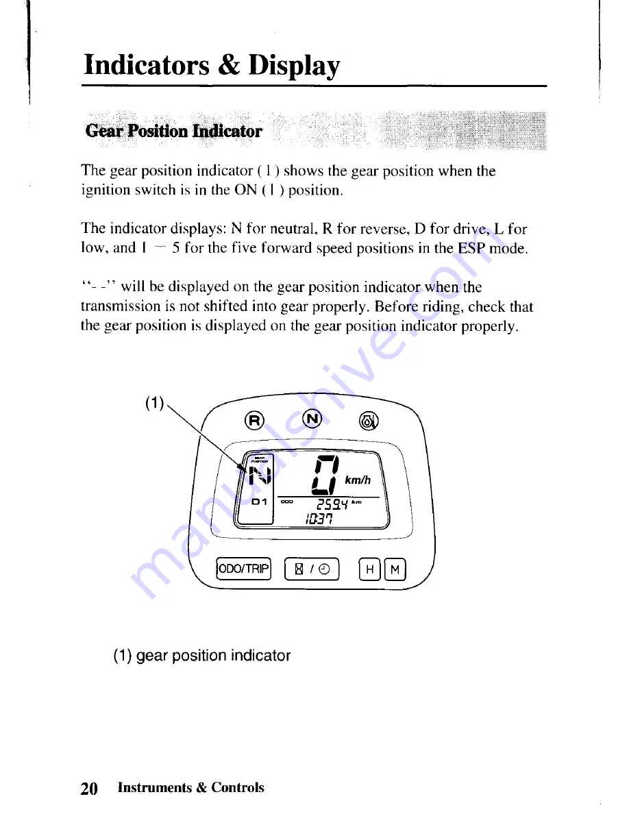 Honda TRX500FA Fourtrax Foreman Rubicon Owner'S Manual Download Page 28