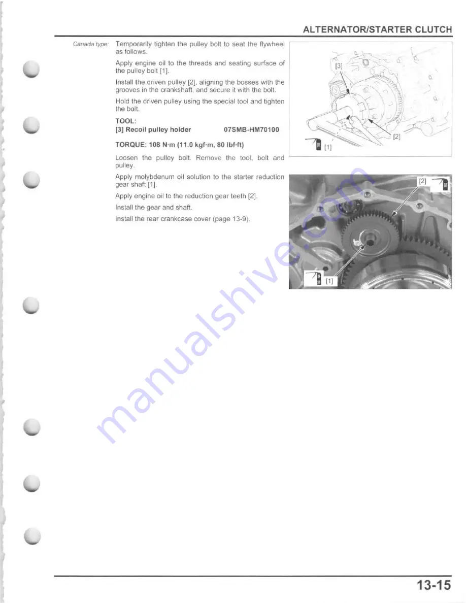 Honda TRX500FE FourTrax Foreman 4x4 ES Service Manual Download Page 277