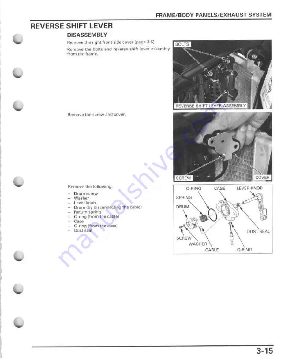 Honda TRX700XX SPORTRAX 700XX Service Manual Download Page 59