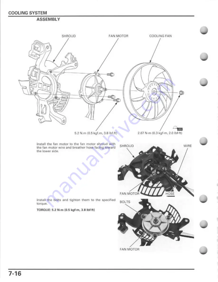 Honda TRX700XX SPORTRAX 700XX Service Manual Download Page 186