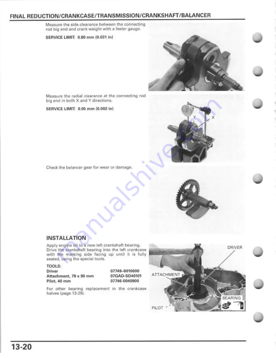 Honda TRX700XX SPORTRAX 700XX Service Manual Download Page 310