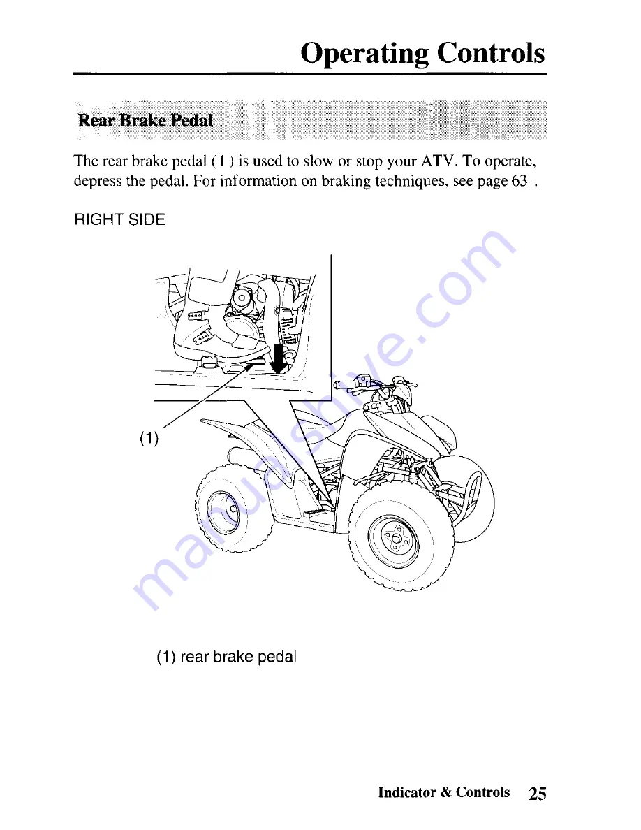 Honda TRX90 Sportrax 90 Скачать руководство пользователя страница 33