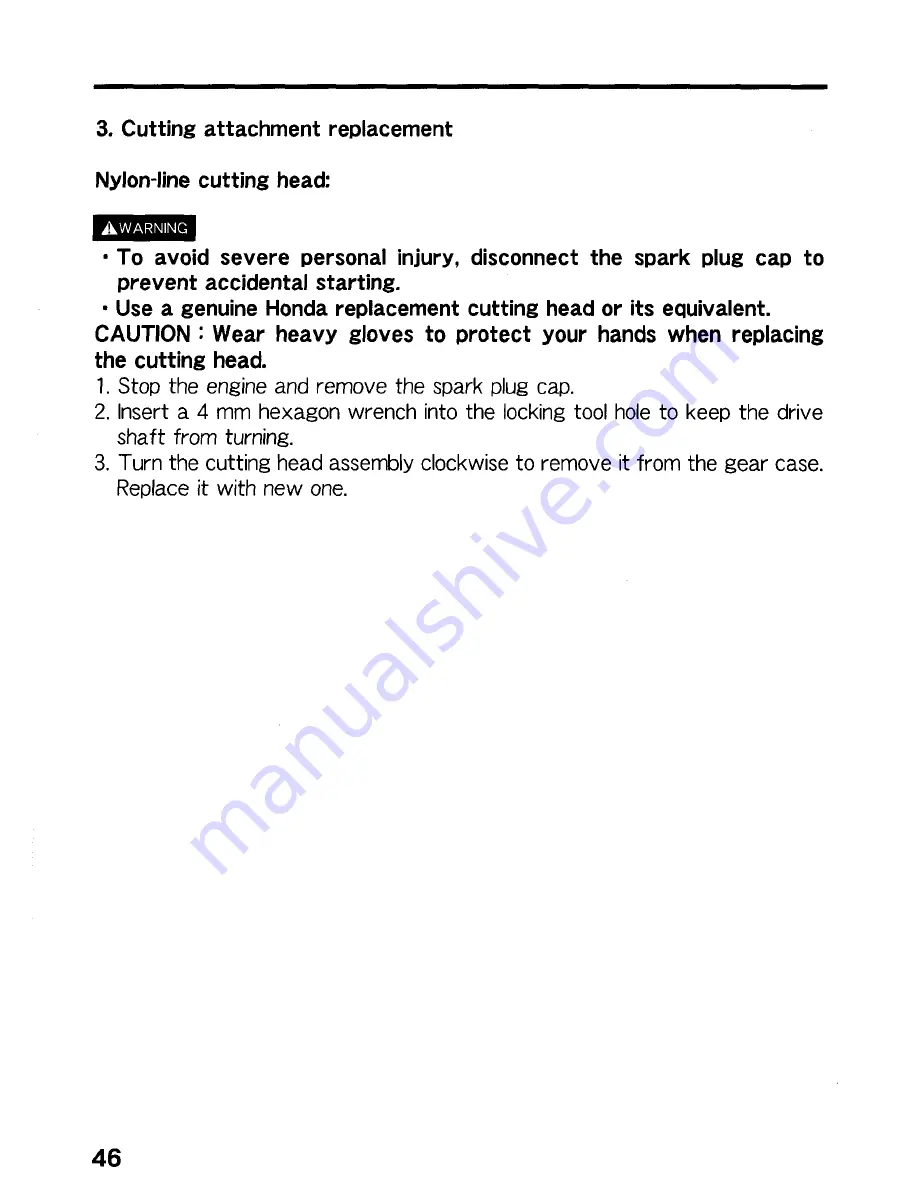 Honda UMK425 Owner'S Manual Download Page 47