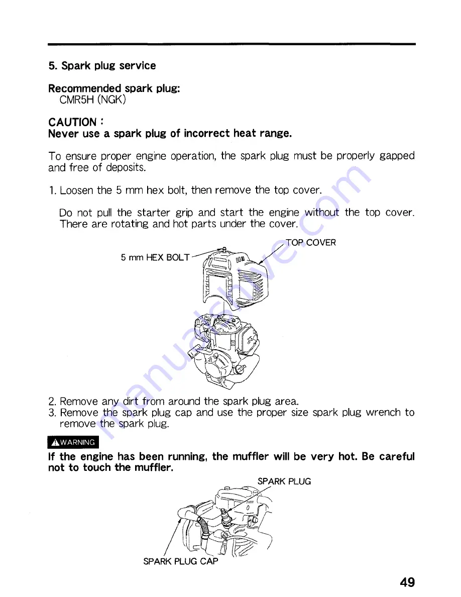 Honda UMK425 Owner'S Manual Download Page 50