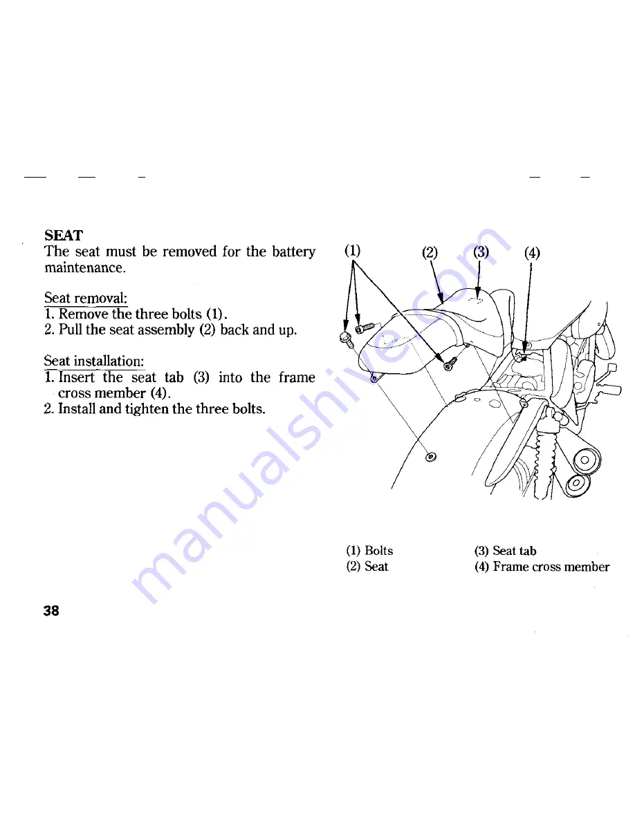 Honda V-TWIN CUSTOM Owner'S Manual Download Page 46