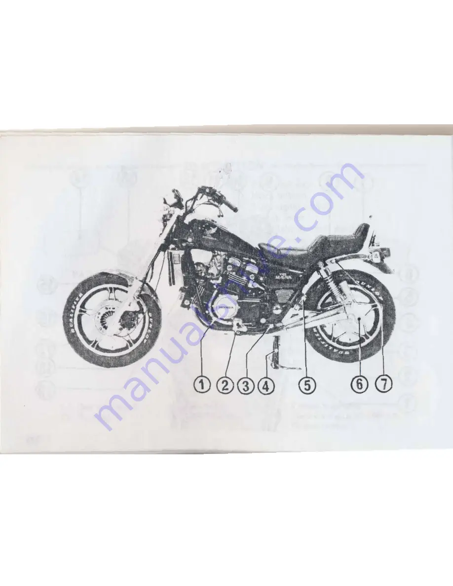 Honda V45 Magna 1982 Owner'S Manual Download Page 16