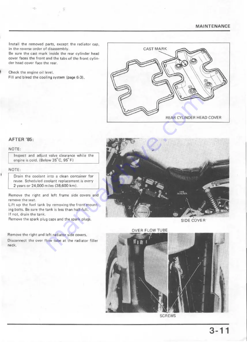 Honda V65 Magna-VF1100C 1983 Скачать руководство пользователя страница 45