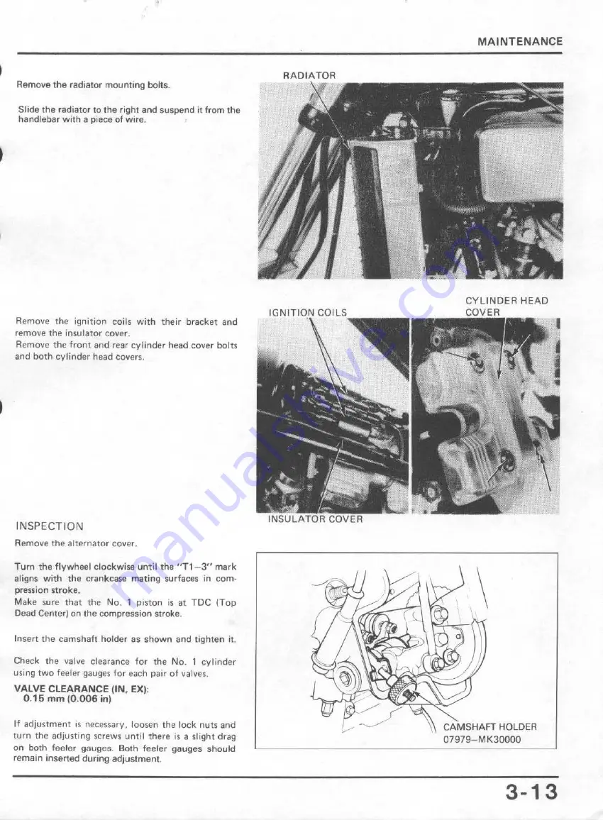 Honda V65 Magna-VF1100C 1983 Shop Manual Download Page 47