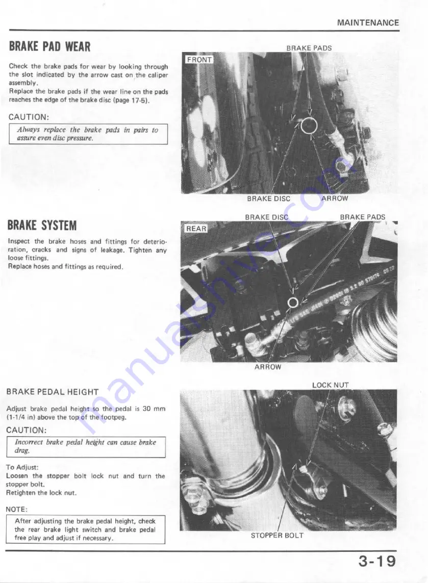 Honda V65 Magna-VF1100C 1983 Скачать руководство пользователя страница 53