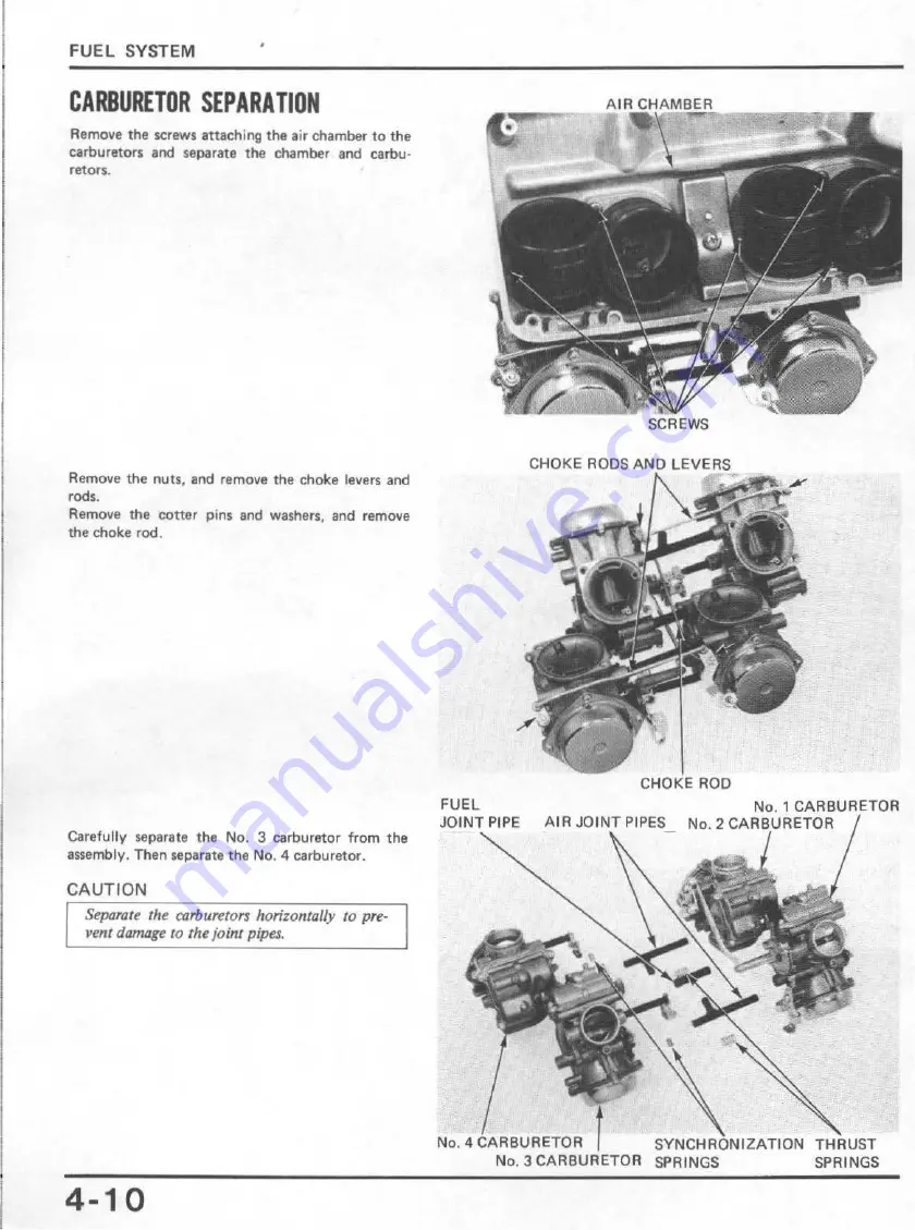 Honda V65 Magna-VF1100C 1983 Скачать руководство пользователя страница 68