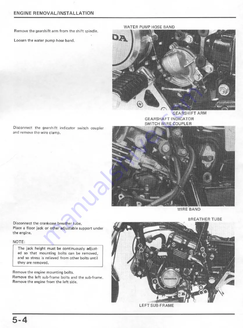 Honda V65 Magna-VF1100C 1983 Shop Manual Download Page 85