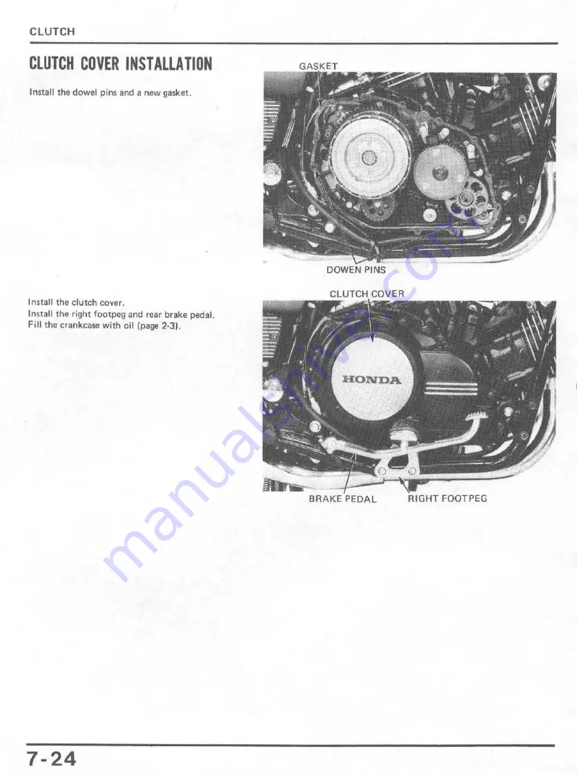 Honda V65 Magna-VF1100C 1983 Shop Manual Download Page 125