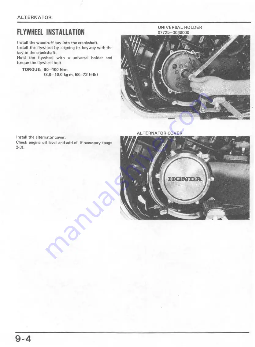 Honda V65 Magna-VF1100C 1983 Скачать руководство пользователя страница 137