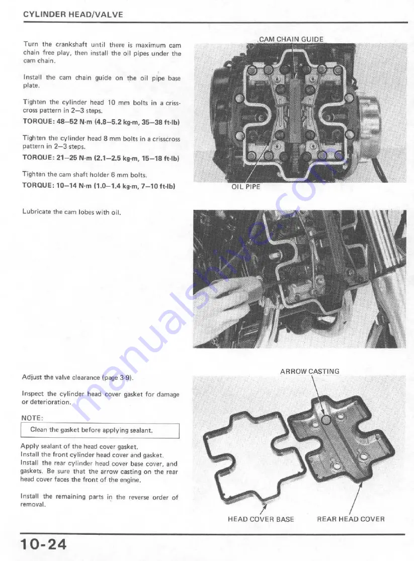 Honda V65 Magna-VF1100C 1983 Shop Manual Download Page 162