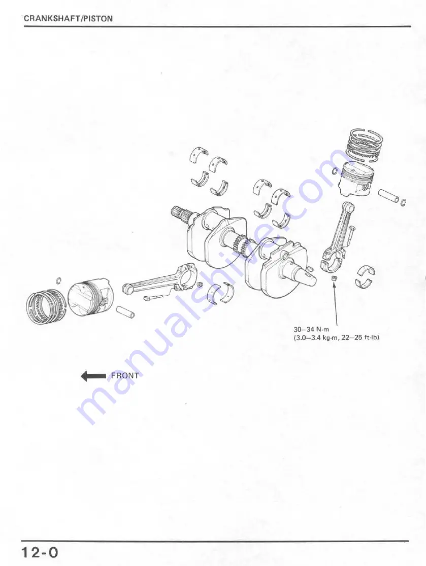 Honda V65 Magna-VF1100C 1983 Shop Manual Download Page 170